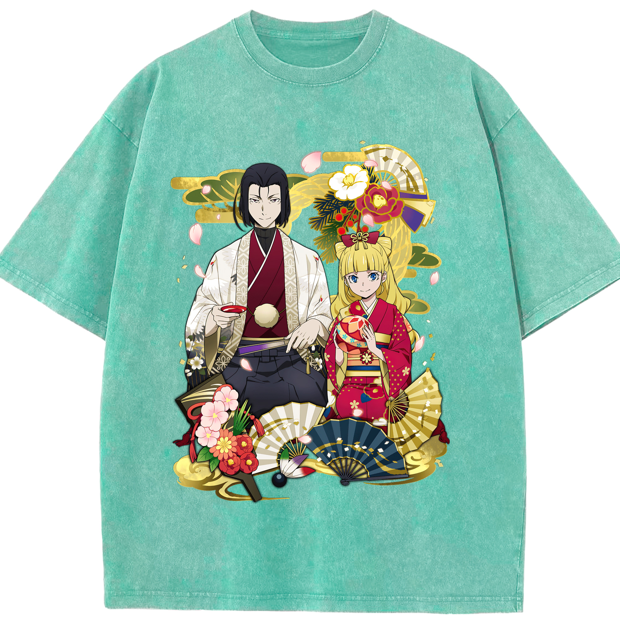 （画像用） 文豪ストレイドッグス Bungo Stray Dogs 綿100% ヴィンテージ風 半袖Tシャツ（フロントプリント）